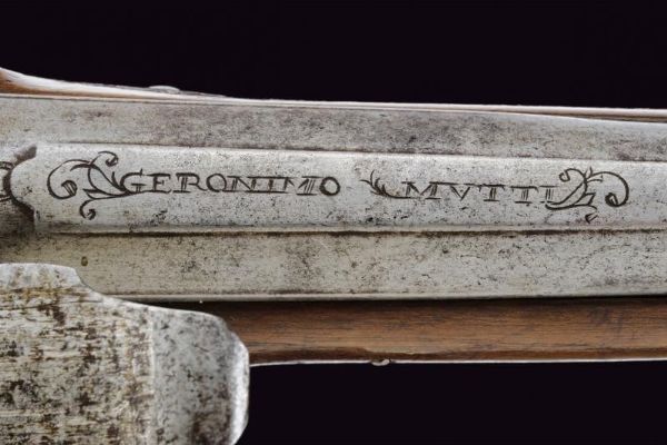 Paio di pistole a pietra focaia da fonda di Geronimo Zucoll  - Asta Rare Armi Antiche e Militaria da tutto il mondo - Associazione Nazionale - Case d'Asta italiane