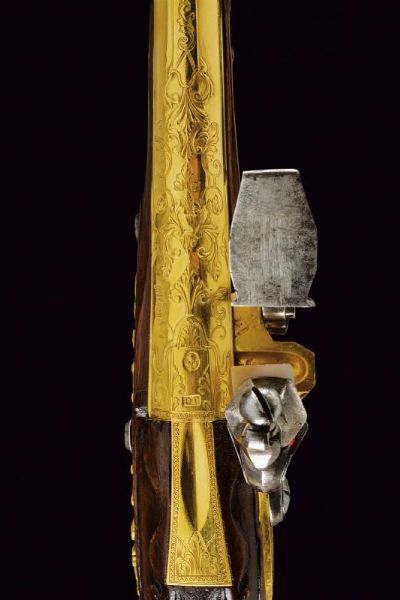 Raro paio di pistole a pietra focaia di Daniel Thiermay appartenute al Duca di Wurttemberg  - Asta Rare Armi Antiche e Militaria da tutto il mondo - Associazione Nazionale - Case d'Asta italiane