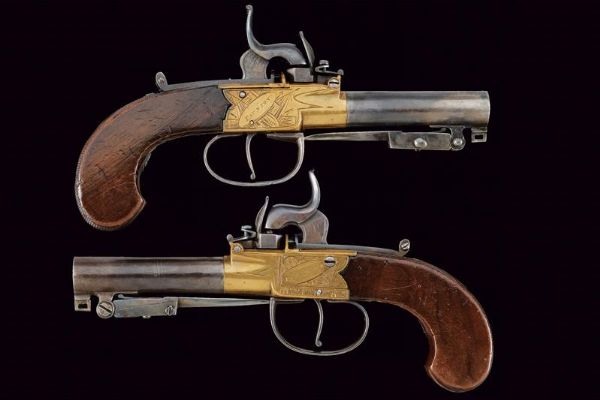 Paio di mazzagatti a luminello di Taunton, con baionetta a scatto  - Asta Rare Armi Antiche e Militaria da tutto il mondo - Associazione Nazionale - Case d'Asta italiane