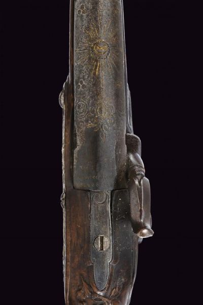 Pistola di Rousset ridotta a luminello, con fornimenti in argento  - Asta Rare Armi Antiche e Militaria da tutto il mondo - Associazione Nazionale - Case d'Asta italiane