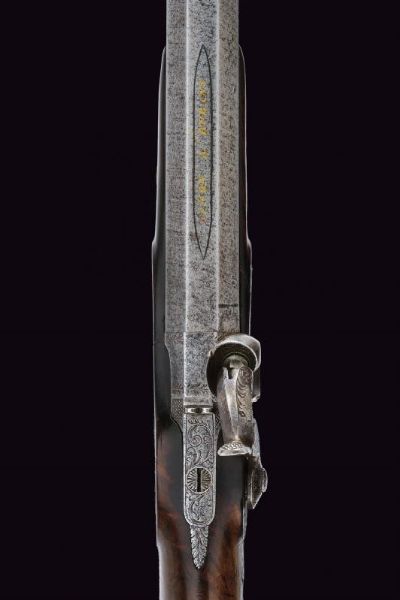 Pistola da tiro a luminello  - Asta Rare Armi Antiche e Militaria da tutto il mondo - Associazione Nazionale - Case d'Asta italiane