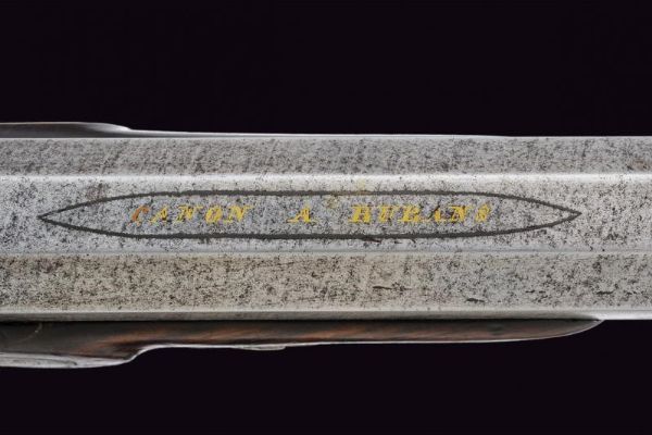 Pistola da tiro a luminello  - Asta Rare Armi Antiche e Militaria da tutto il mondo - Associazione Nazionale - Case d'Asta italiane