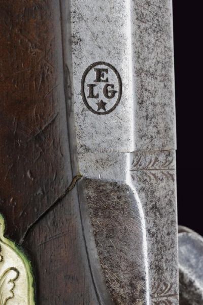 Pistola da tiro a luminello  - Asta Rare Armi Antiche e Militaria da tutto il mondo - Associazione Nazionale - Case d'Asta italiane