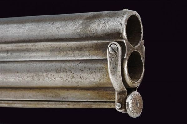 Pistola a luminello a due canne sovrapposte di Karabegof  - Asta Rare Armi Antiche e Militaria da tutto il mondo - Associazione Nazionale - Case d'Asta italiane