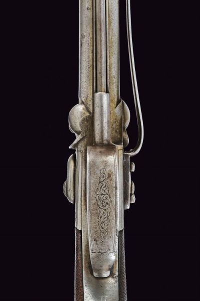 Pistola a luminello a due canne sovrapposte di Karabegof  - Asta Rare Armi Antiche e Militaria da tutto il mondo - Associazione Nazionale - Case d'Asta italiane