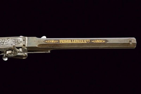 Rara pistola a luminello da tiro di Perrin Le Page  - Asta Rare Armi Antiche e Militaria da tutto il mondo - Associazione Nazionale - Case d'Asta italiane