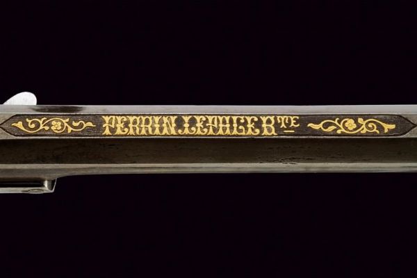 Rara pistola a luminello da tiro di Perrin Le Page  - Asta Rare Armi Antiche e Militaria da tutto il mondo - Associazione Nazionale - Case d'Asta italiane