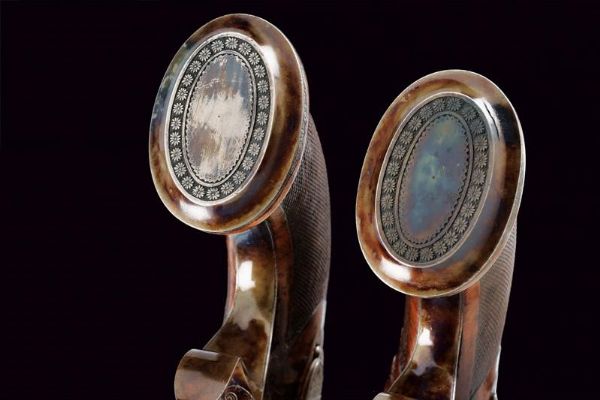 Paio di belle pistole a luminello da ufficiale di Le Page  - Asta Rare Armi Antiche e Militaria da tutto il mondo - Associazione Nazionale - Case d'Asta italiane