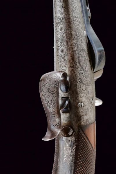 Rara pistola Collette a gravit� in cassetta  - Asta Rare Armi Antiche e Militaria da tutto il mondo - Associazione Nazionale - Case d'Asta italiane
