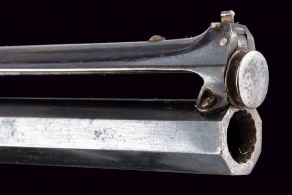 Rara pistola Collette a gravit� in cassetta  - Asta Rare Armi Antiche e Militaria da tutto il mondo - Associazione Nazionale - Case d'Asta italiane