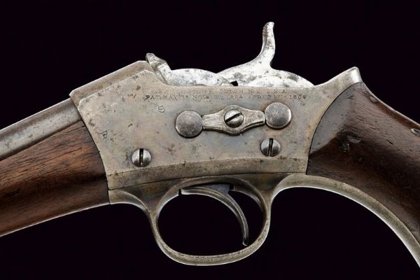 Pistola Remington 1871 Army Rolling Block  - Asta Rare Armi Antiche e Militaria da tutto il mondo - Associazione Nazionale - Case d'Asta italiane