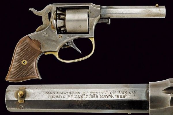 Remington Rider Pocket Revolver  - Asta Rare Armi Antiche e Militaria da tutto il mondo - Associazione Nazionale - Case d'Asta italiane
