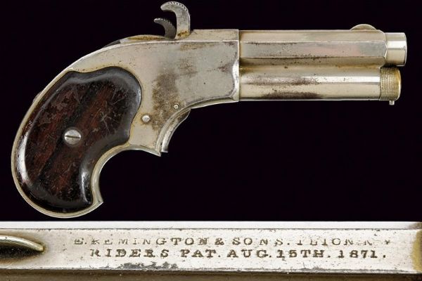 Remington-Rider Magazine Pistol  - Asta Rare Armi Antiche e Militaria da tutto il mondo - Associazione Nazionale - Case d'Asta italiane