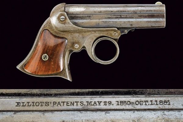 Remington-Elliot Deringer 32RF  - Asta Rare Armi Antiche e Militaria da tutto il mondo - Associazione Nazionale - Case d'Asta italiane