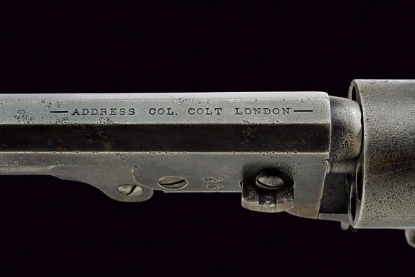 Colt Model 1851 Navy Revolver, London Model  - Asta Rare Armi Antiche e Militaria da tutto il mondo - Associazione Nazionale - Case d'Asta italiane