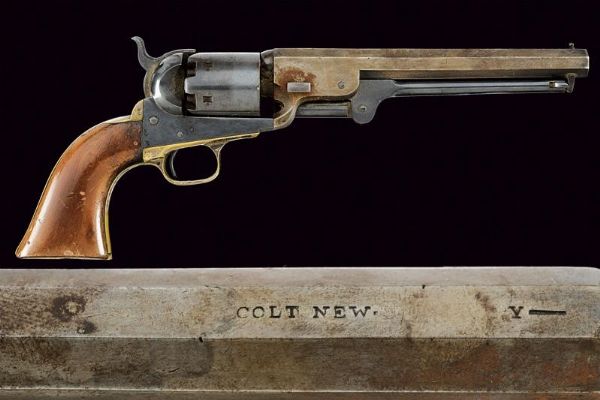 Colt Model 1851 Navy Revolver  - Asta Rare Armi Antiche e Militaria da tutto il mondo - Associazione Nazionale - Case d'Asta italiane