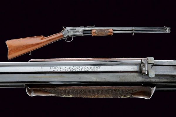 Colt Lightning Slide Action Medium Frame, First Type Carbine  - Asta Rare Armi Antiche e Militaria da tutto il mondo - Associazione Nazionale - Case d'Asta italiane
