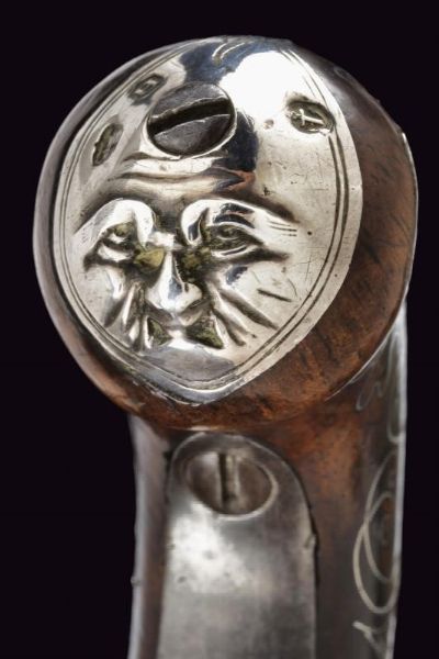 Bellissimo mazzagatto a pietra focaia di Hall  - Asta Rare Armi Antiche e Militaria da tutto il mondo - Associazione Nazionale - Case d'Asta italiane