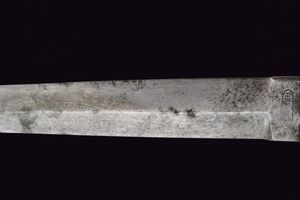 Pugnale Bowie sul tipo Arkansas Toothpick  - Asta Rare Armi Antiche e Militaria da tutto il mondo - Associazione Nazionale - Case d'Asta italiane