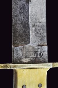 Pugnale Bowie sul tipo Arkansas Toothpick  - Asta Rare Armi Antiche e Militaria da tutto il mondo - Associazione Nazionale - Case d'Asta italiane