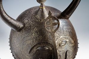 Interessante khula-khud  - Asta Rare Armi Antiche e Militaria da tutto il mondo - Associazione Nazionale - Case d'Asta italiane