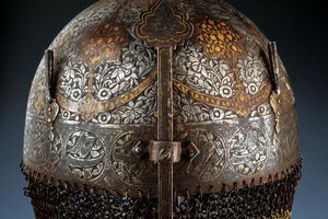 Bel set di khula-khud e sipar  - Asta Rare Armi Antiche e Militaria da tutto il mondo - Associazione Nazionale - Case d'Asta italiane