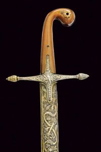 Shamshir con fornimenti in argento  - Asta Rare Armi Antiche e Militaria da tutto il mondo - Associazione Nazionale - Case d'Asta italiane