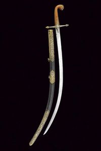 Shamshir con fornimenti in argento  - Asta Rare Armi Antiche e Militaria da tutto il mondo - Associazione Nazionale - Case d'Asta italiane