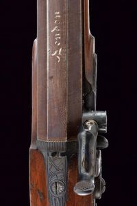 Paio di pistole a luminello di Sutherland in cassetta  - Asta Rare Armi Antiche e Militaria da tutto il mondo - Associazione Nazionale - Case d'Asta italiane