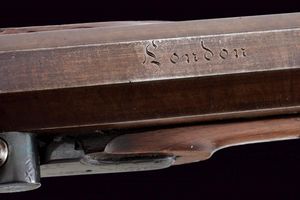 Paio di pistole a luminello di Sutherland in cassetta  - Asta Rare Armi Antiche e Militaria da tutto il mondo - Associazione Nazionale - Case d'Asta italiane