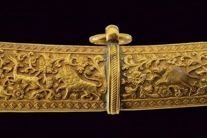 Bellissima sciabola con impugnatura a testa di cavallo  - Asta Rare Armi Antiche e Militaria da tutto il mondo - Associazione Nazionale - Case d'Asta italiane