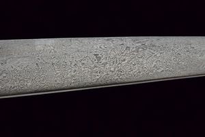 Bellissimo kard con impugnatura in giada decorata con rubini  - Asta Rare Armi Antiche e Militaria da tutto il mondo - Associazione Nazionale - Case d'Asta italiane