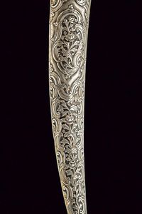 Raffinata jambiya decorata con pietre  - Asta Rare Armi Antiche e Militaria da tutto il mondo - Associazione Nazionale - Case d'Asta italiane