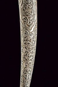 Raffinata jambiya decorata con pietre  - Asta Rare Armi Antiche e Militaria da tutto il mondo - Associazione Nazionale - Case d'Asta italiane