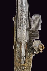 Pistola a pietra focaia con fornimenti in argento  - Asta Rare Armi Antiche e Militaria da tutto il mondo - Associazione Nazionale - Case d'Asta italiane