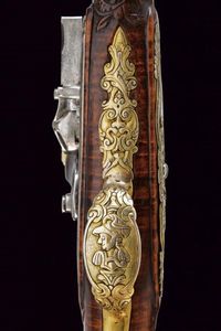 Bellissimo paio di pistole a pietra focaia per il mercato orientale  - Asta Rare Armi Antiche e Militaria da tutto il mondo - Associazione Nazionale - Case d'Asta italiane