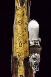 Bellissimo paio di pistole a pietra focaia per il mercato orientale  - Asta Rare Armi Antiche e Militaria da tutto il mondo - Associazione Nazionale - Case d'Asta italiane