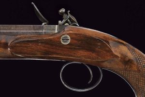 Bel paio di pistole a pietra focaia di Joseph Manton  - Asta Rare Armi Antiche e Militaria da tutto il mondo - Associazione Nazionale - Case d'Asta italiane