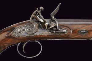 Bel paio di pistole a pietra focaia di Joseph Manton  - Asta Rare Armi Antiche e Militaria da tutto il mondo - Associazione Nazionale - Case d'Asta italiane