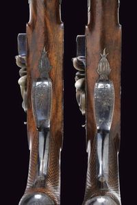 Bel paio di pistole a pietra focaia di Joseph Manton  - Asta Rare Armi Antiche e Militaria da tutto il mondo - Associazione Nazionale - Case d'Asta italiane