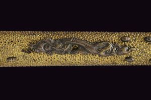 Interessante e raro tachi con firma Kuni Karachi no Kami Fujiwara Masahiro  - Asta Rare Armi Antiche e Militaria da tutto il mondo - Associazione Nazionale - Case d'Asta italiane