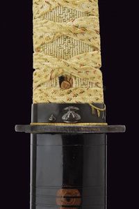 Tanto in koshirae da wakizashi, mei: Sukesada  - Asta Rare Armi Antiche e Militaria da tutto il mondo - Associazione Nazionale - Case d'Asta italiane
