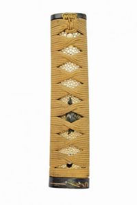 Impugnatura (Tsukamae) per un wakizashi  - Asta Rare Armi Antiche e Militaria da tutto il mondo - Associazione Nazionale - Case d'Asta italiane