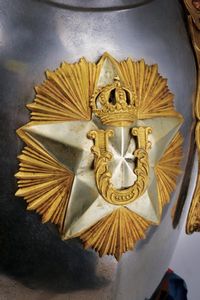 Busto ed elmo per Corazzieri, epoca Umberto I  - Asta Rare Armi Antiche e Militaria da tutto il mondo - Associazione Nazionale - Case d'Asta italiane