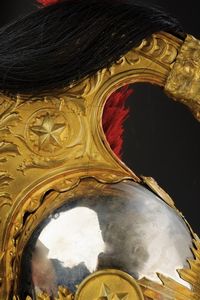 Busto ed elmo per Corazzieri, epoca Umberto I  - Asta Rare Armi Antiche e Militaria da tutto il mondo - Associazione Nazionale - Case d'Asta italiane