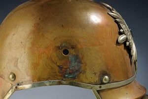 Elmo incompleto da truppa del reggimento Garde du Corps  - Asta Rare Armi Antiche e Militaria da tutto il mondo - Associazione Nazionale - Case d'Asta italiane