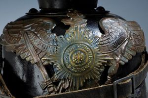 Rara czapka tipo Ersatz da truppa dei reggimenti della guardia  - Asta Rare Armi Antiche e Militaria da tutto il mondo - Associazione Nazionale - Case d'Asta italiane