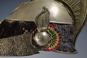 Raro elmo da comandante del genio di cavalleria  - Asta Rare Armi Antiche e Militaria da tutto il mondo - Associazione Nazionale - Case d'Asta italiane