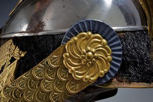 Raro elmo da ufficiale di cavalleria dell'epoca di Carlo Alberto  - Asta Rare Armi Antiche e Militaria da tutto il mondo - Associazione Nazionale - Case d'Asta italiane