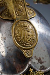 Raro elmo da ufficiale di cavalleria dell'epoca di Carlo Alberto  - Asta Rare Armi Antiche e Militaria da tutto il mondo - Associazione Nazionale - Case d'Asta italiane